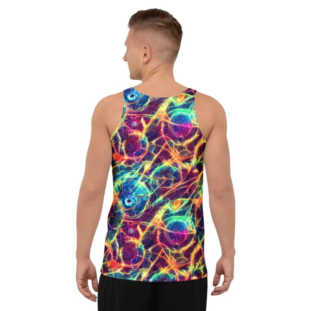 Prismatic Voltage on Men's Tank Top — Back
