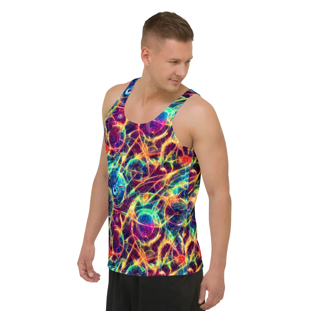 Prismatic Voltage on Men's Tank Top — Left Front