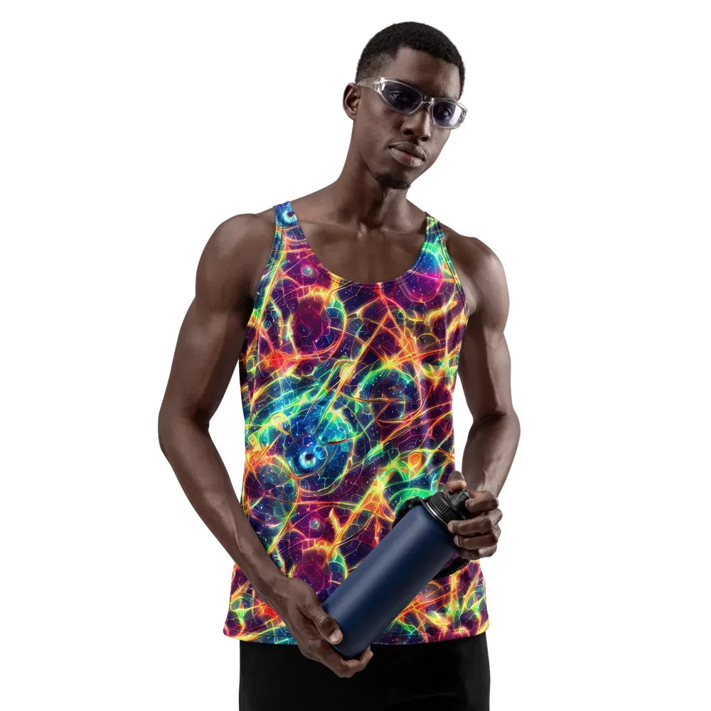 Prismatic Voltage on Men's Tank Top — Front