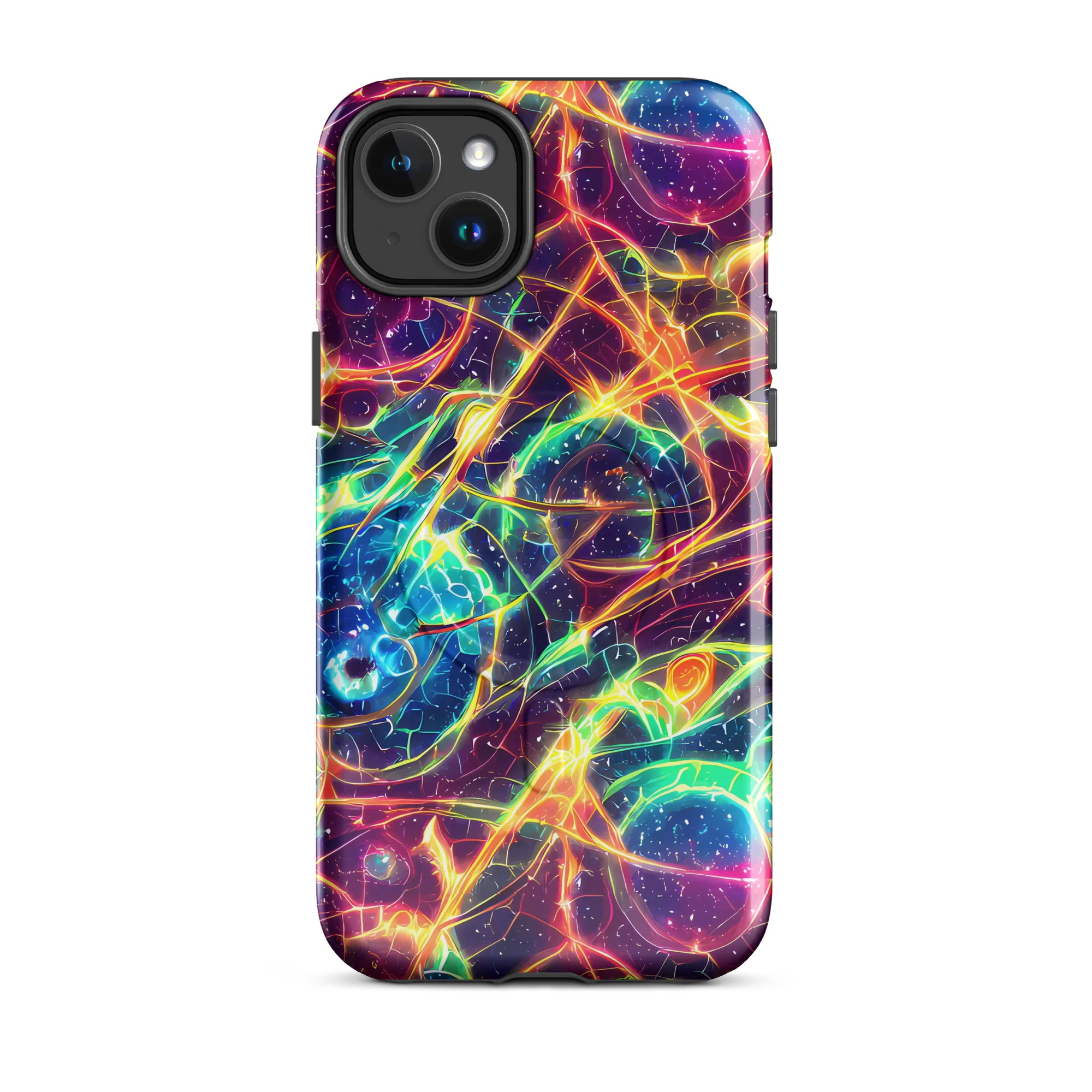 Prismatic Voltage on MagSafe Tough Case for iPhone® — Front