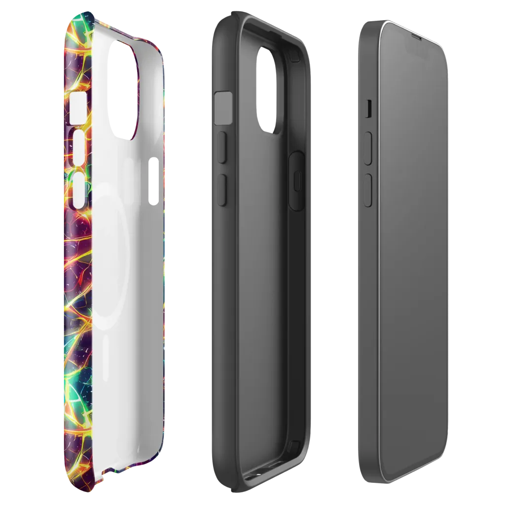 Prismatic Voltage on MagSafe Tough Case for iPhone® — Front
