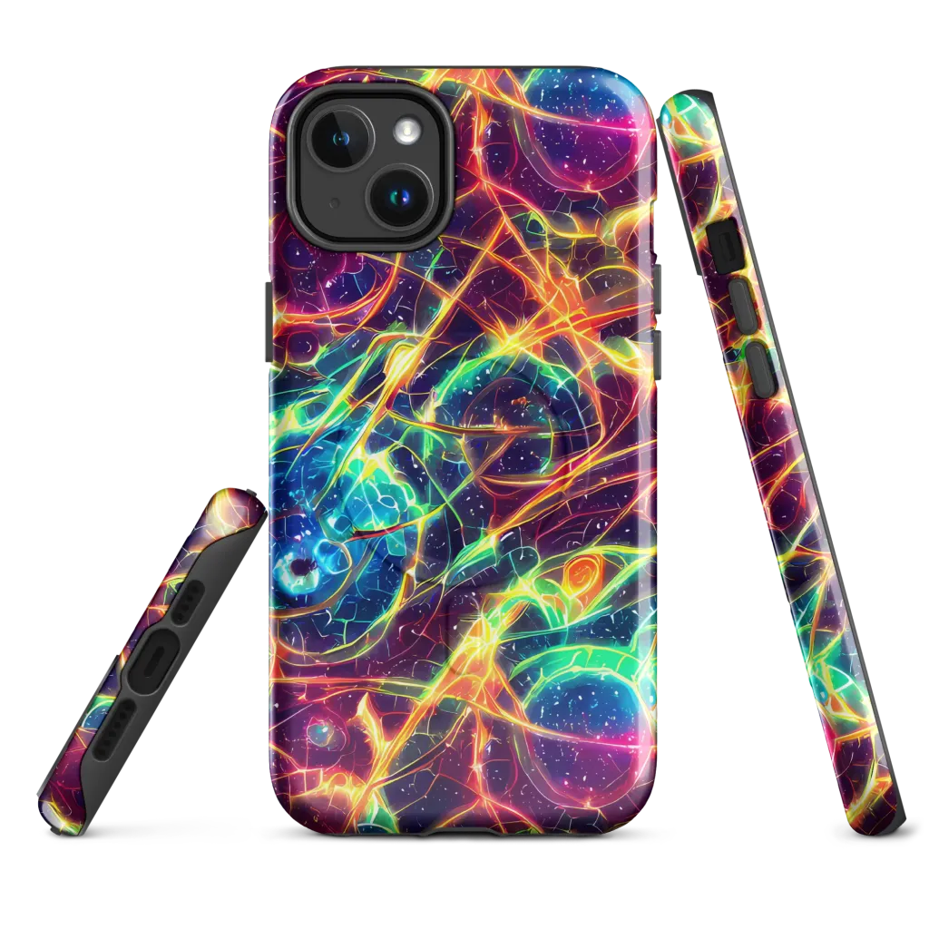 Prismatic Voltage on MagSafe Tough Case for iPhone® — Front