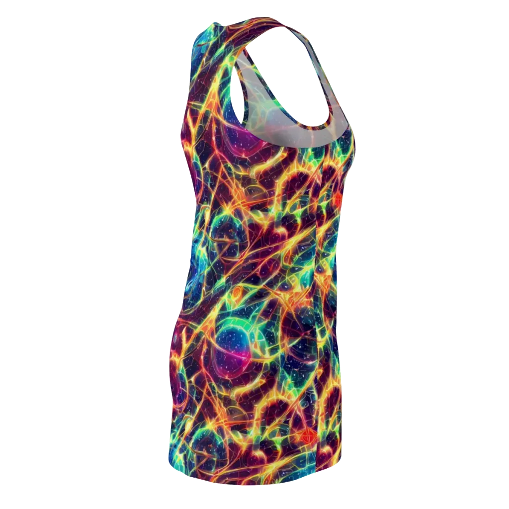 Prismatic Voltage on Racerback Dress — Back Side