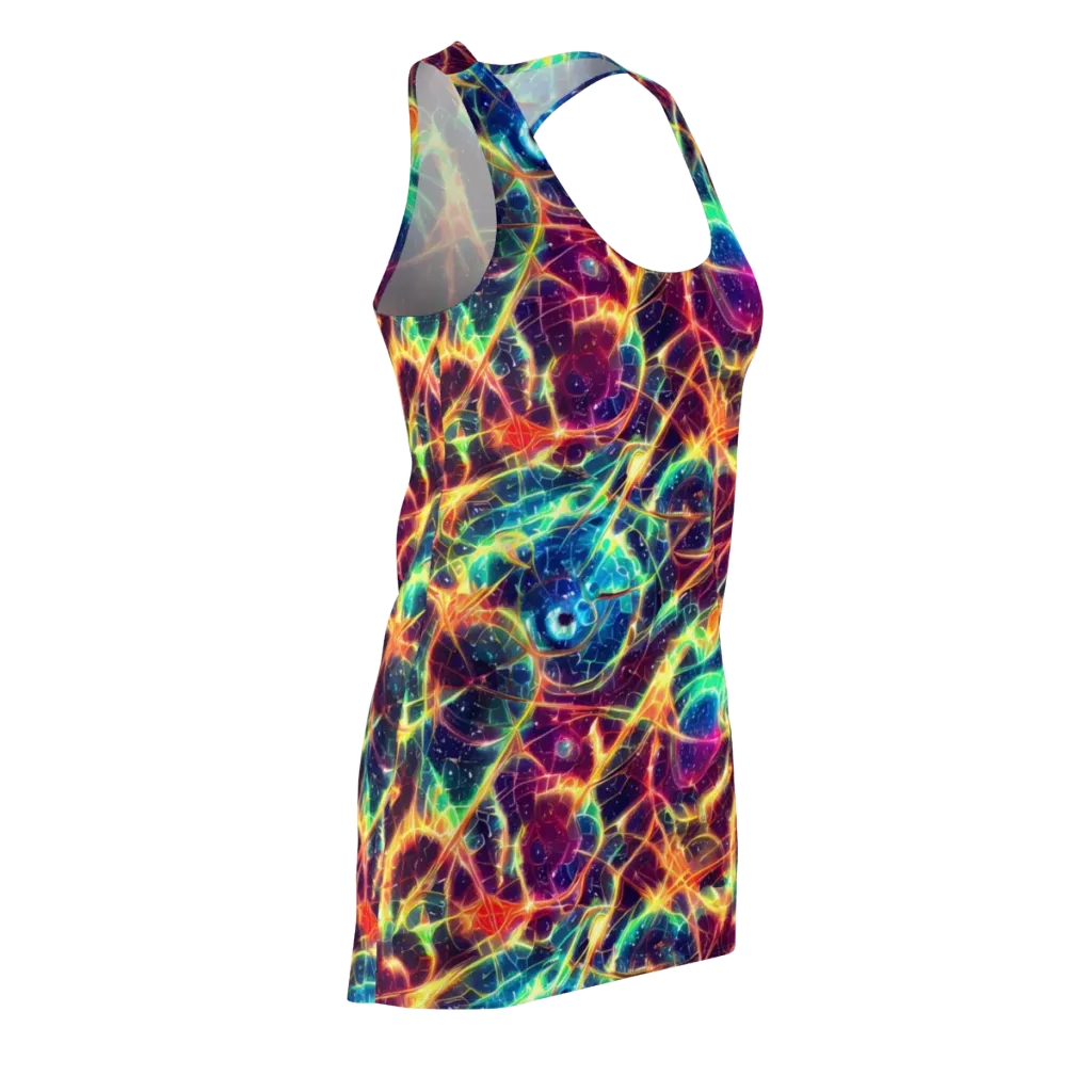 Prismatic Voltage on Racerback Dress — Front Side