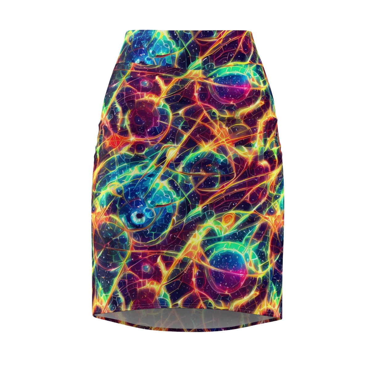 Prismatic Voltage on Pencil Skirt — Front