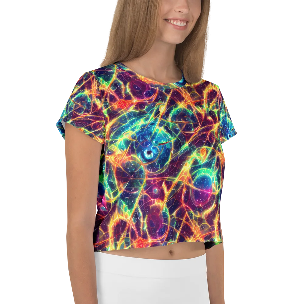 Prismatic Voltage on Crop Tee — Right