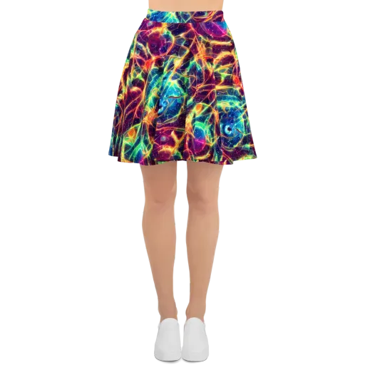 Prismatic Voltage on a Skater Skirt