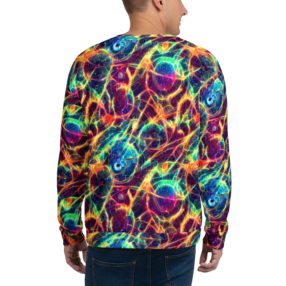 Prismatic Voltage on Sweatshirt — Back