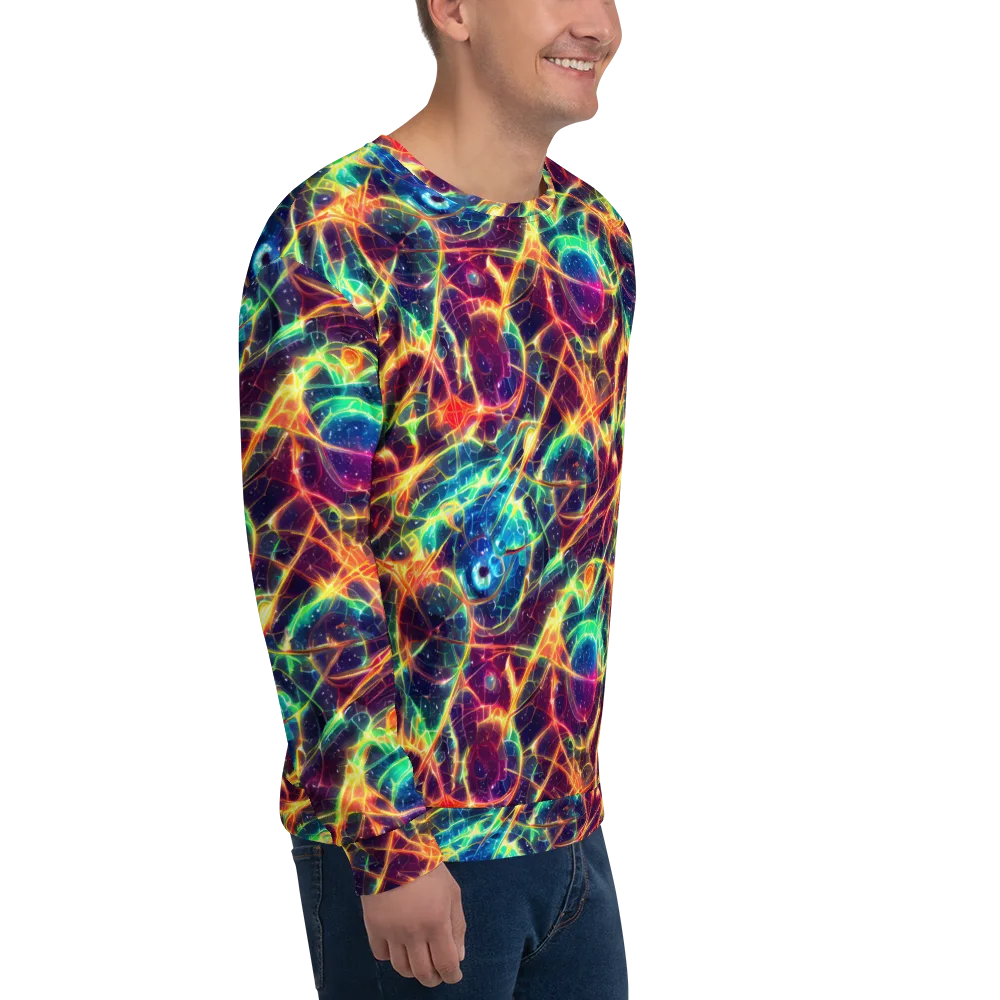 Prismatic Voltage on Sweatshirt — Right Front