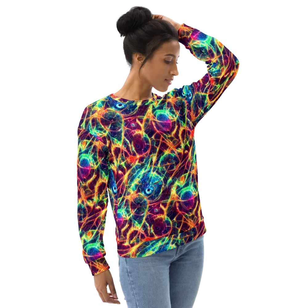 Prismatic Voltage on Sweatshirt — Right Front