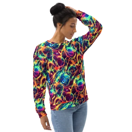 Prismatic Voltage on a Sweatshirt