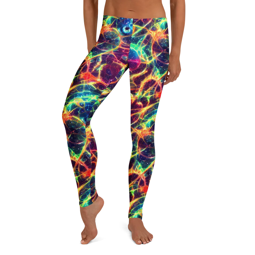 Prismatic Voltage on Leggings — Front