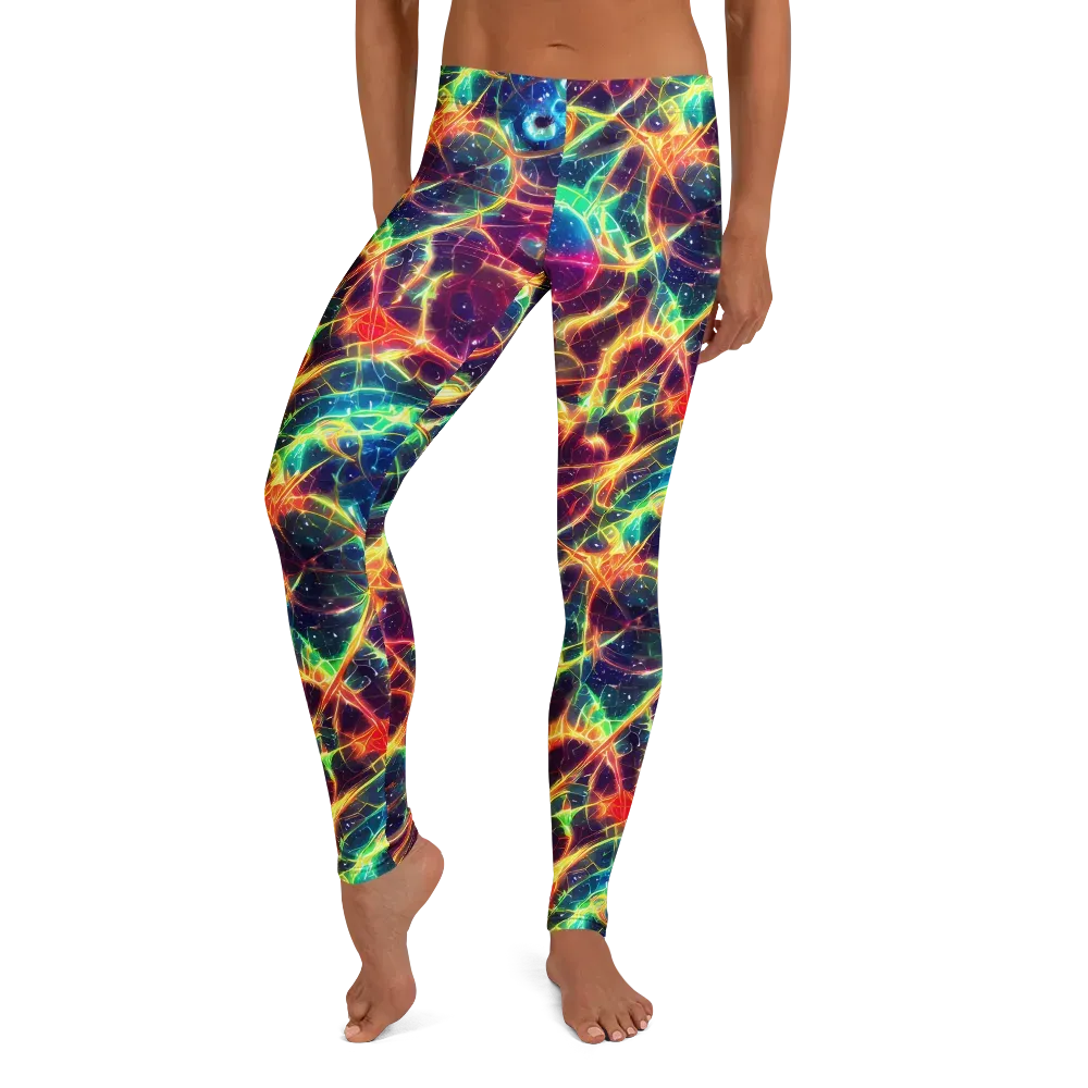 Prismatic Voltage on Leggings — Front