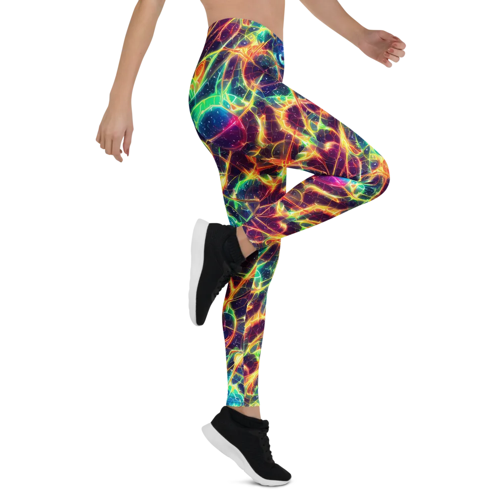 Prismatic Voltage on Leggings — Right
