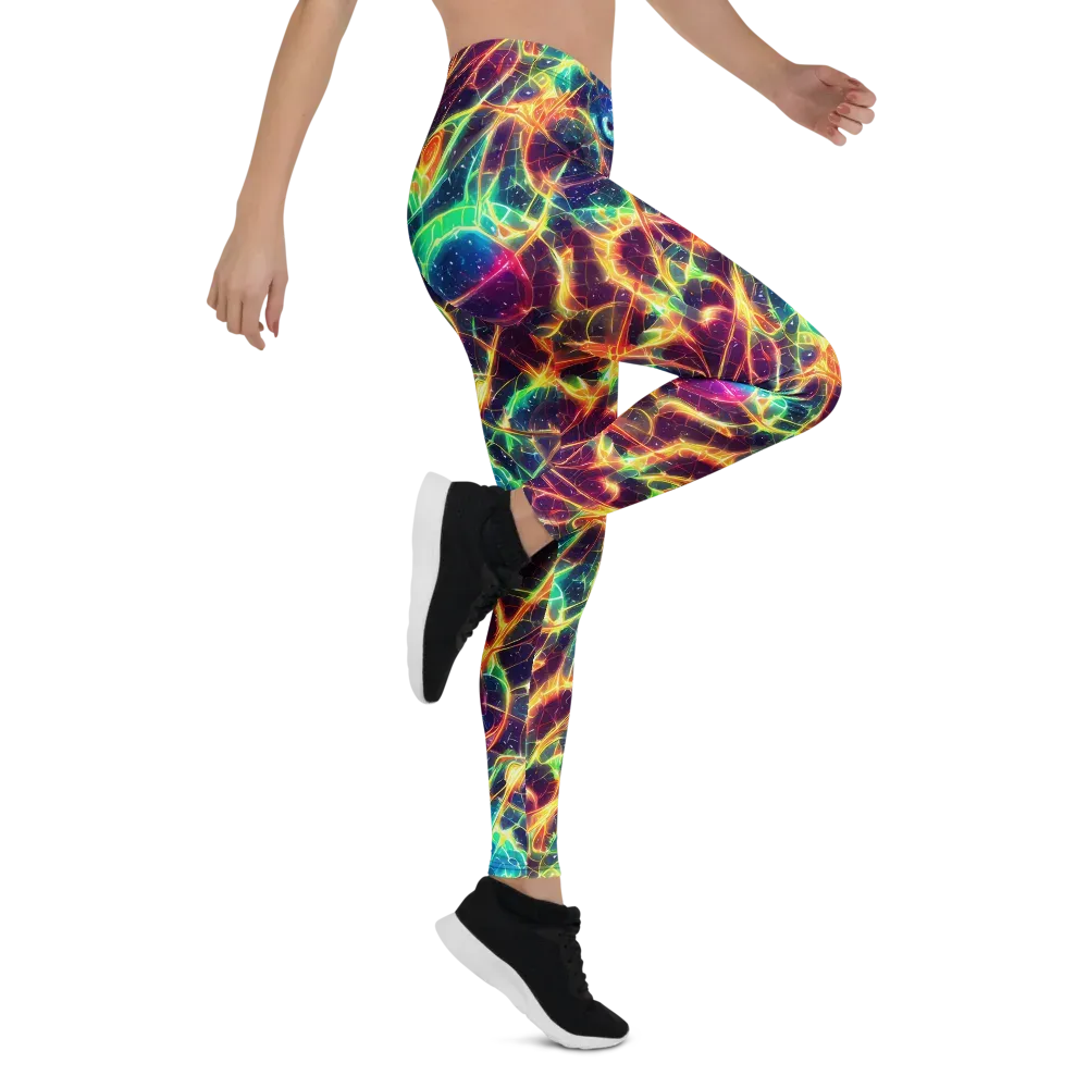 Prismatic Voltage on Leggings — Right