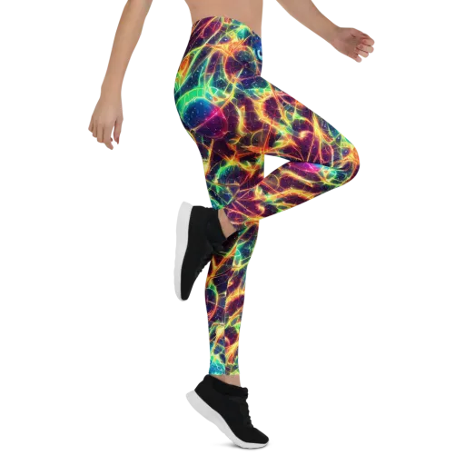 Prismatic Voltage on a Leggings