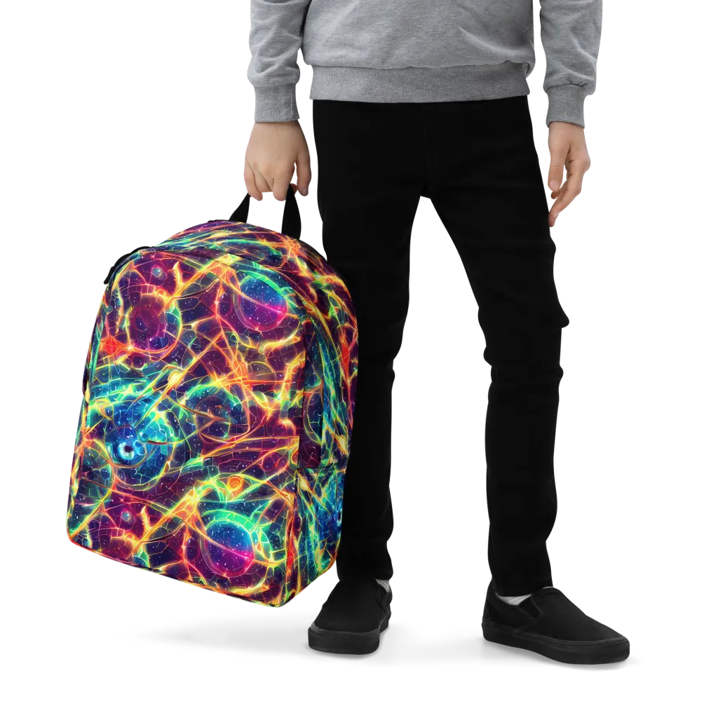 Prismatic Voltage on Minimalist Backpack — Zoomed-in