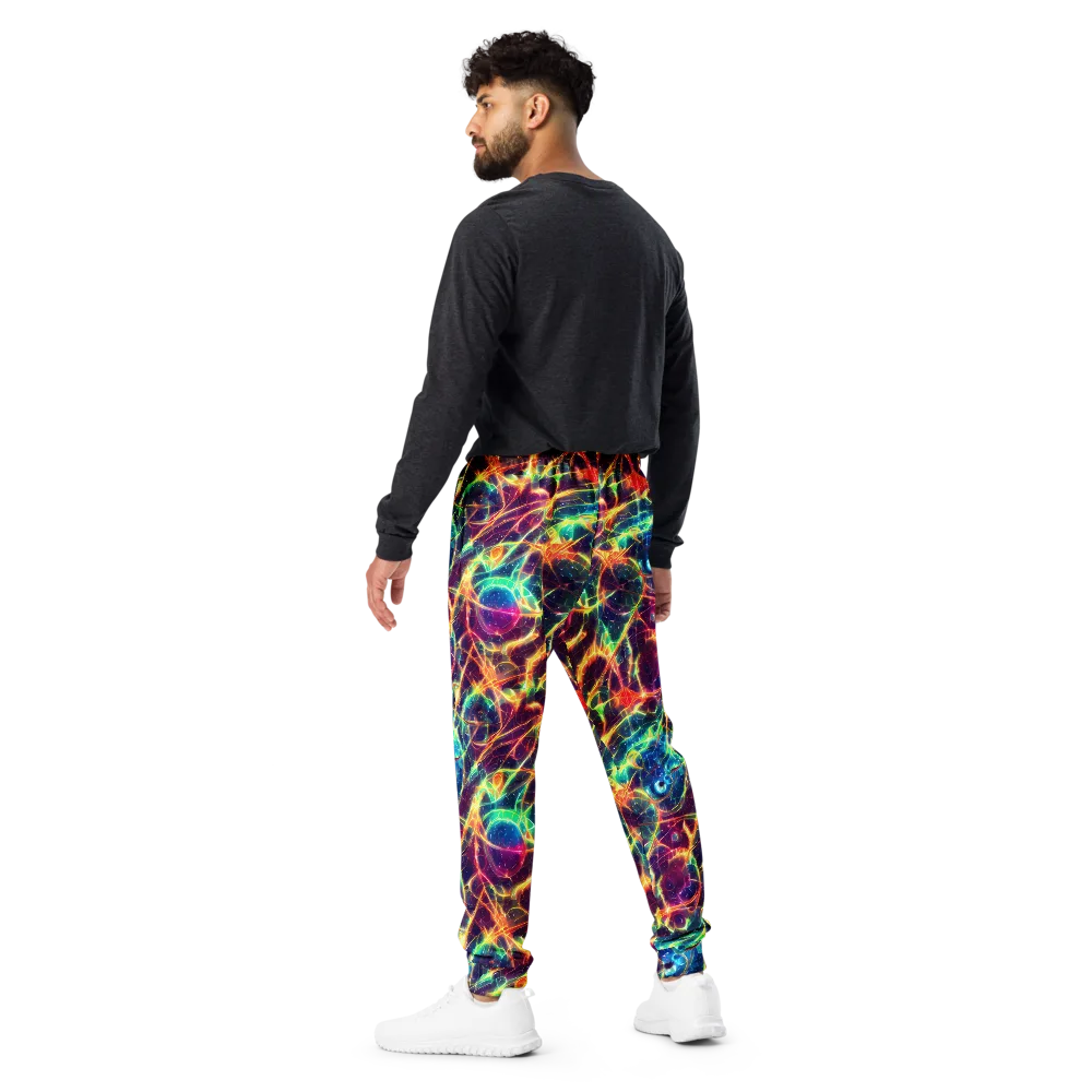 Prismatic Voltage on Men's Joggers — Back