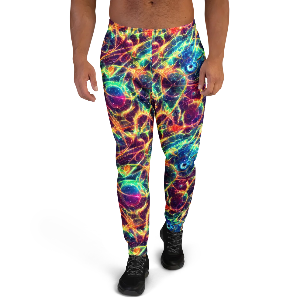 Prismatic Voltage on Men's Joggers — Front
