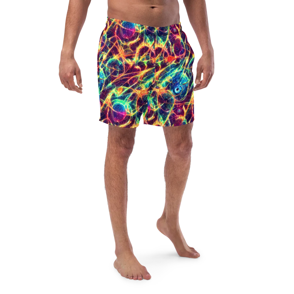 Prismatic Voltage on Swim Trunks — Front