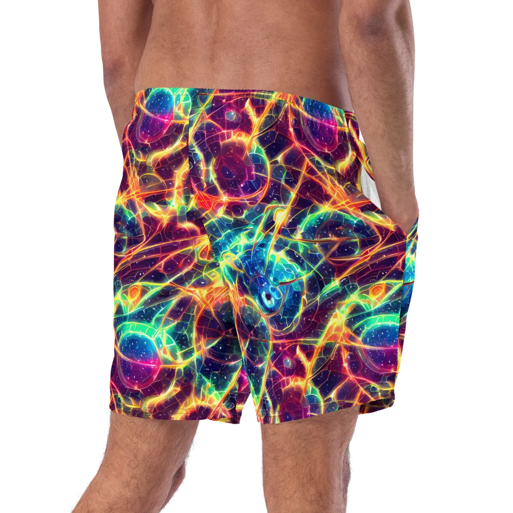 Prismatic Voltage on Swim Trunks — Right Back