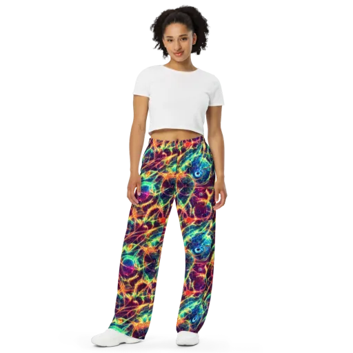 Prismatic Voltage on a Wide-Leg Pants