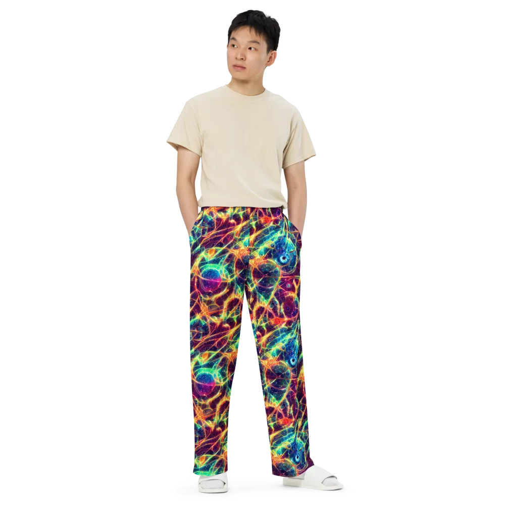 Prismatic Voltage on Wide-Leg Pants — Front