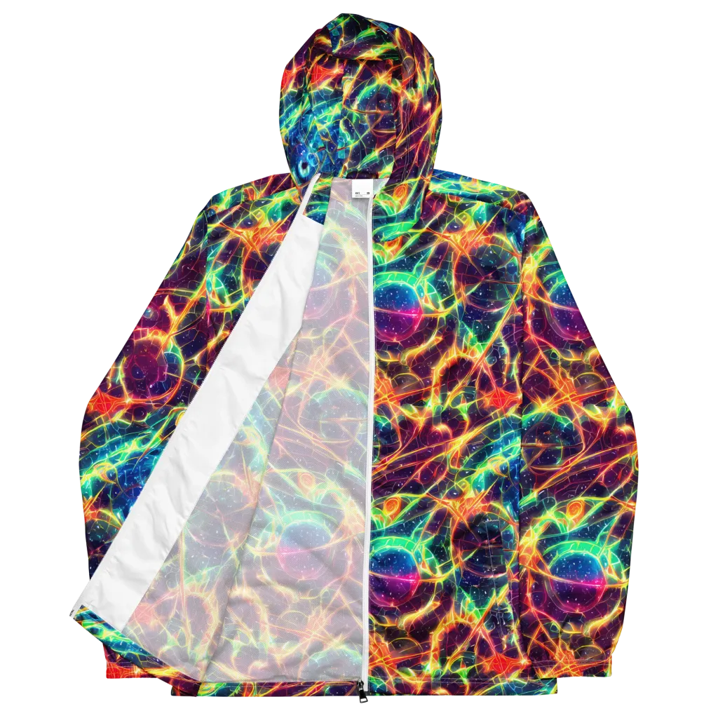 Prismatic Voltage on Men's Windbreaker — Front