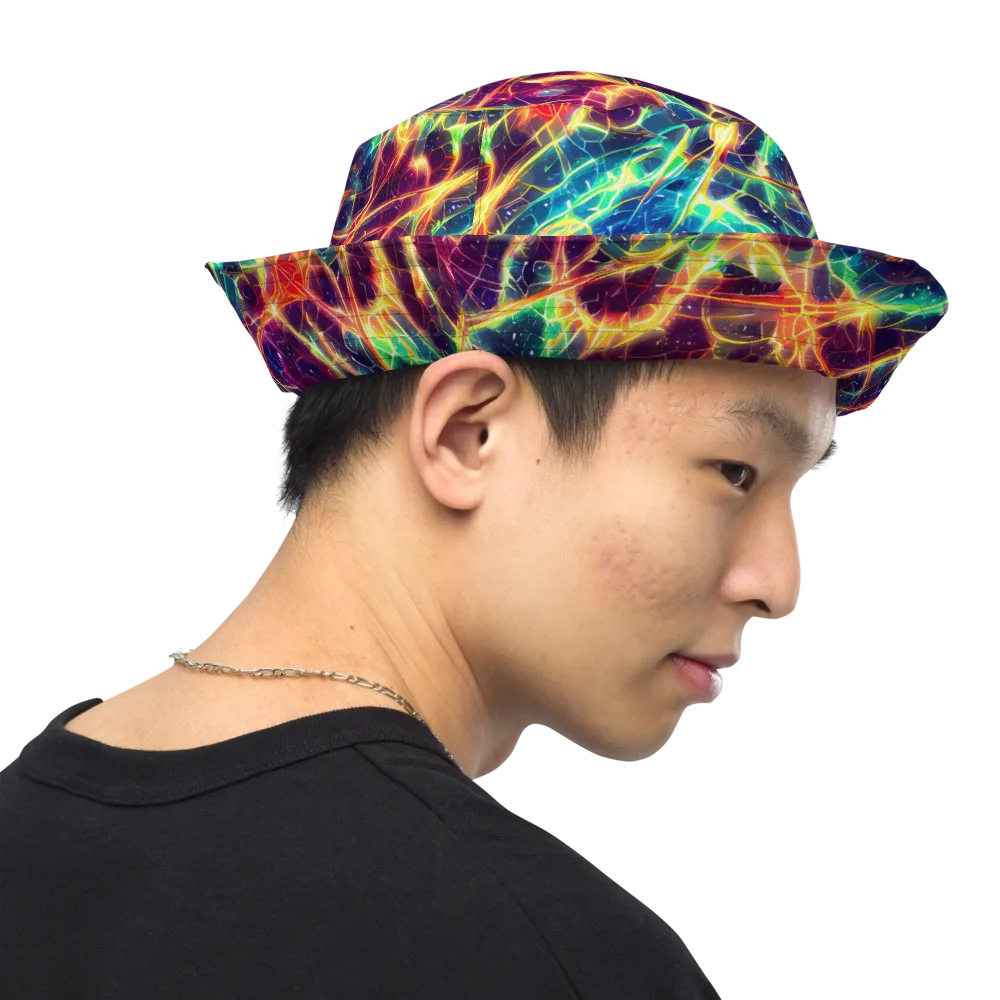Prismatic Voltage on Reversible Bucket Hat — Right Outside