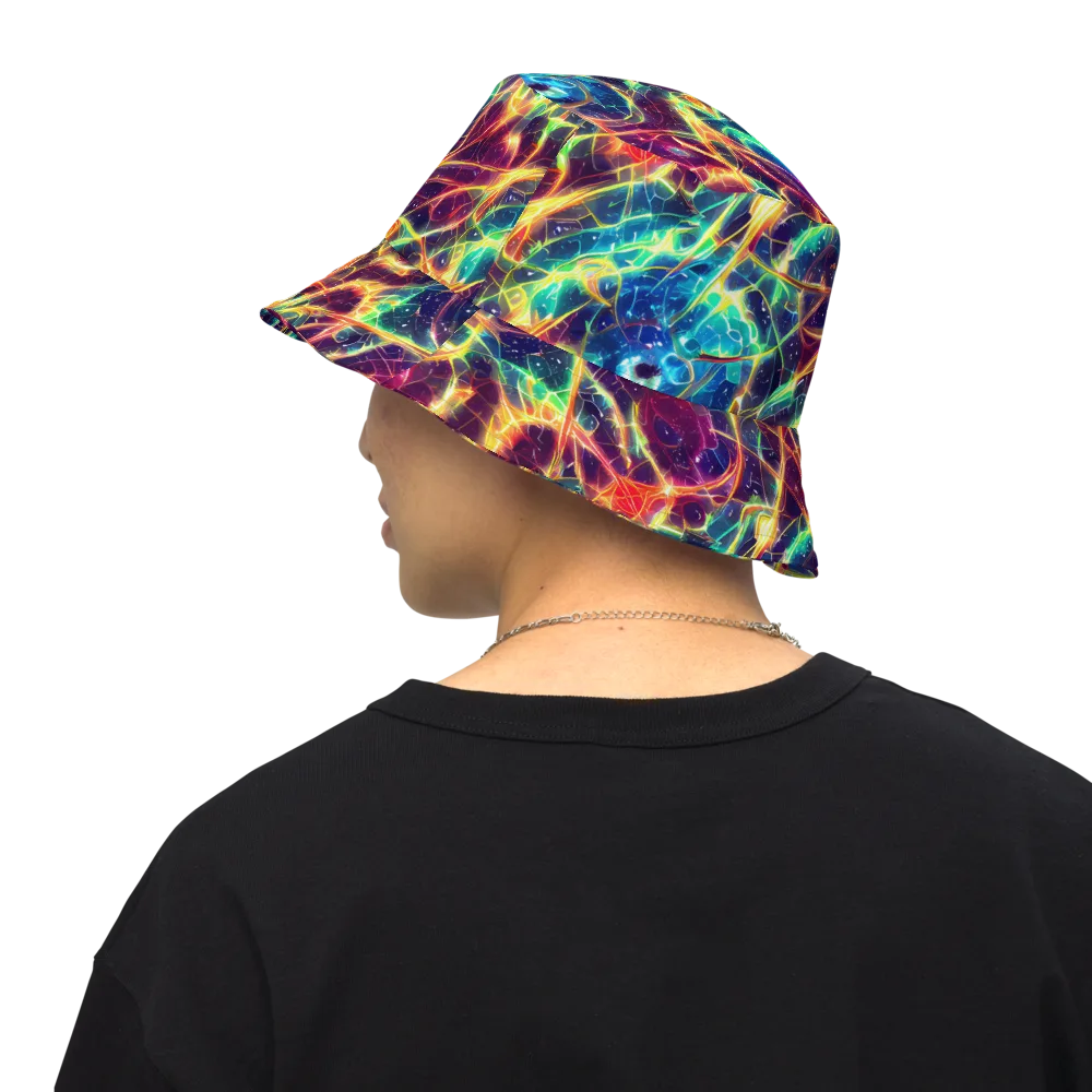 Prismatic Voltage on Reversible Bucket Hat — Back Inside