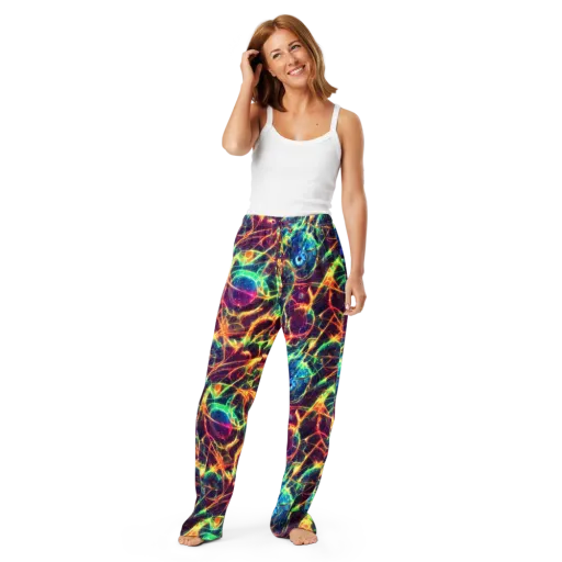 Prismatic Voltage on a Women's Pajama Pants