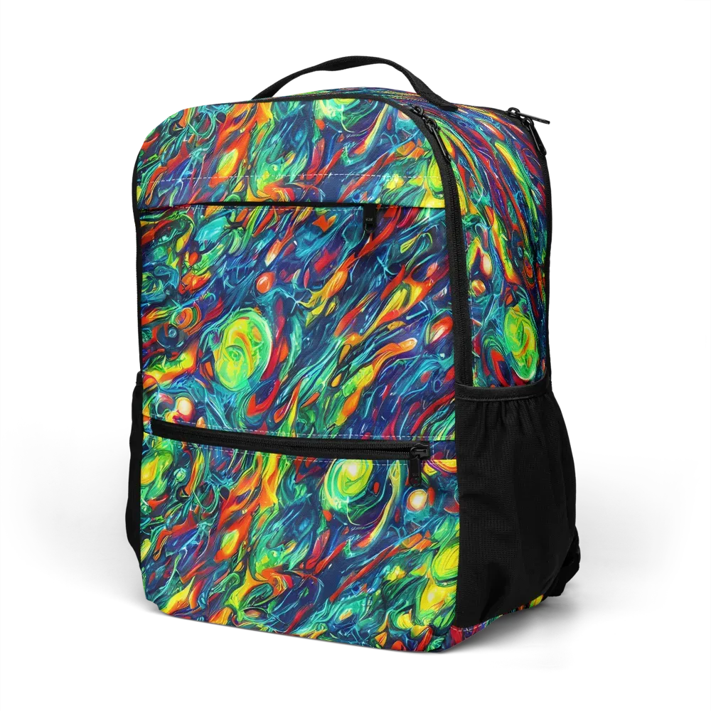 Chromatic Torrent on Utility Backpack — Left Front