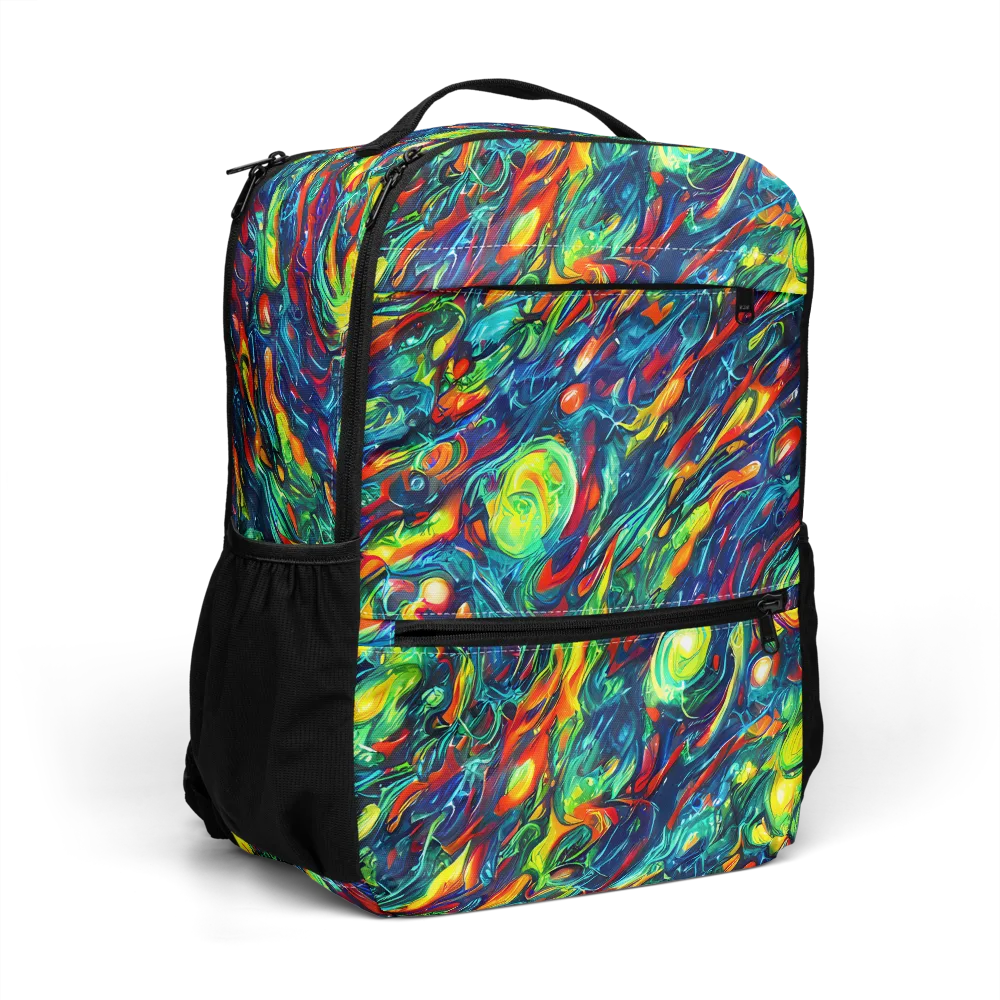 Chromatic Torrent on Utility Backpack — Right Front