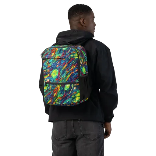 Chromatic Torrent on a Utility Backpack