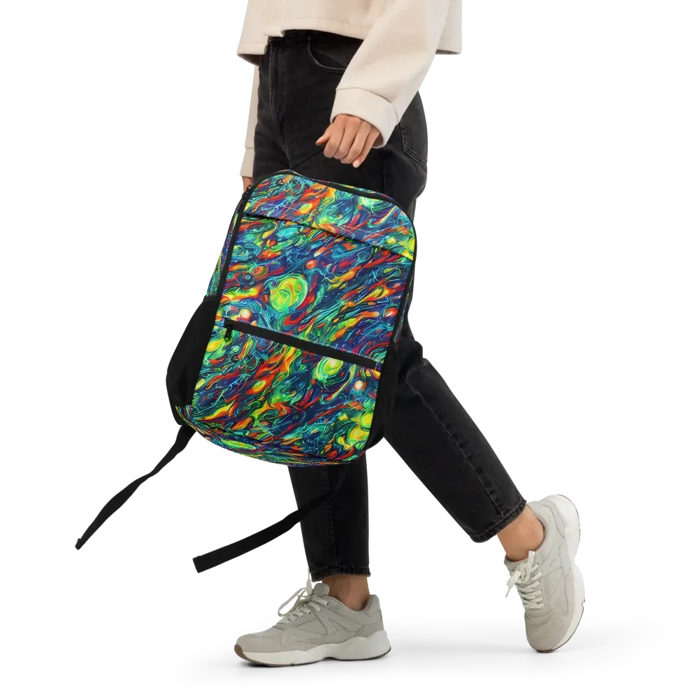 Chromatic Torrent on Utility Backpack — Front