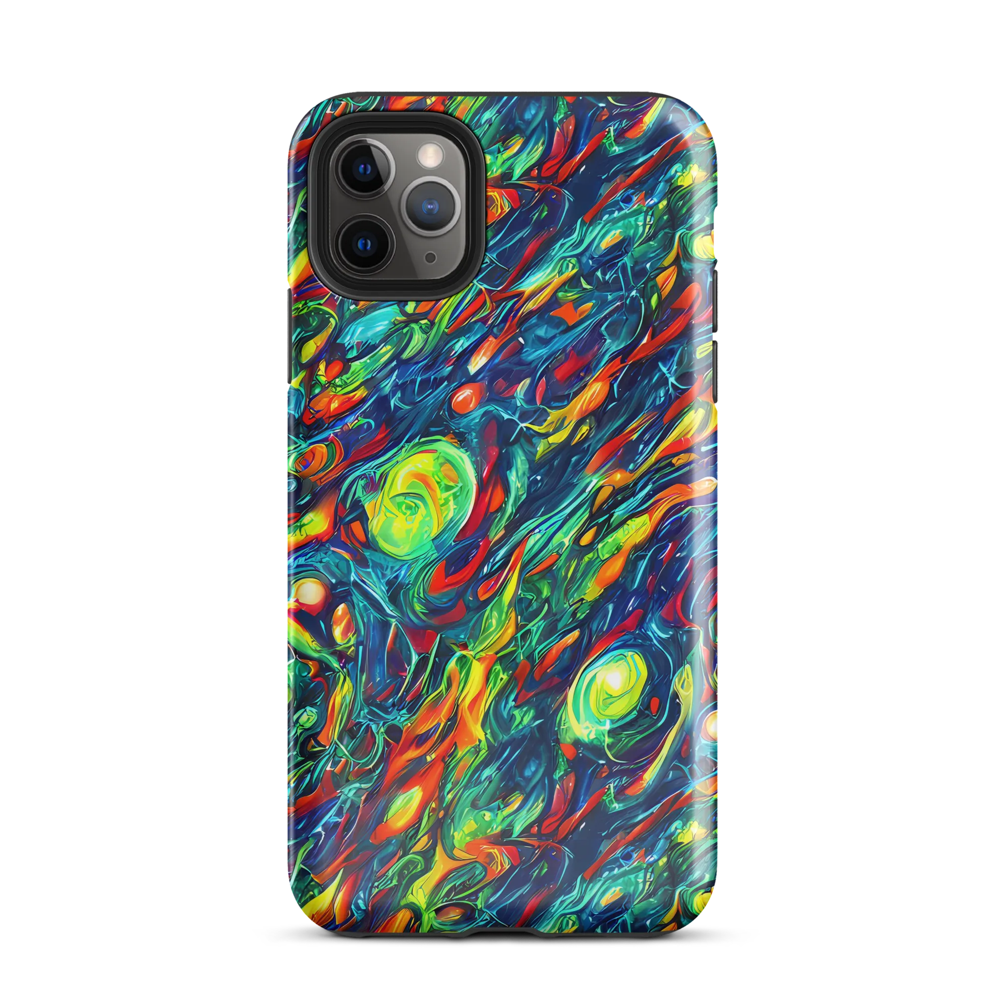 Chromatic Torrent on Tough Case for iPhone® — Front
