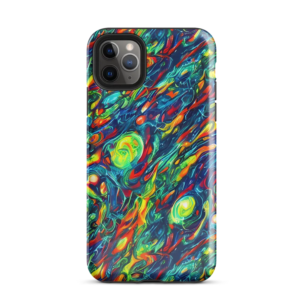 Chromatic Torrent on Tough Case for iPhone® — Front