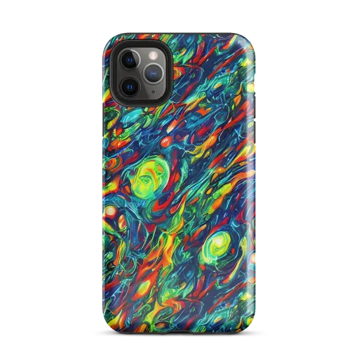 Chromatic Torrent on a Tough Case for iPhone®