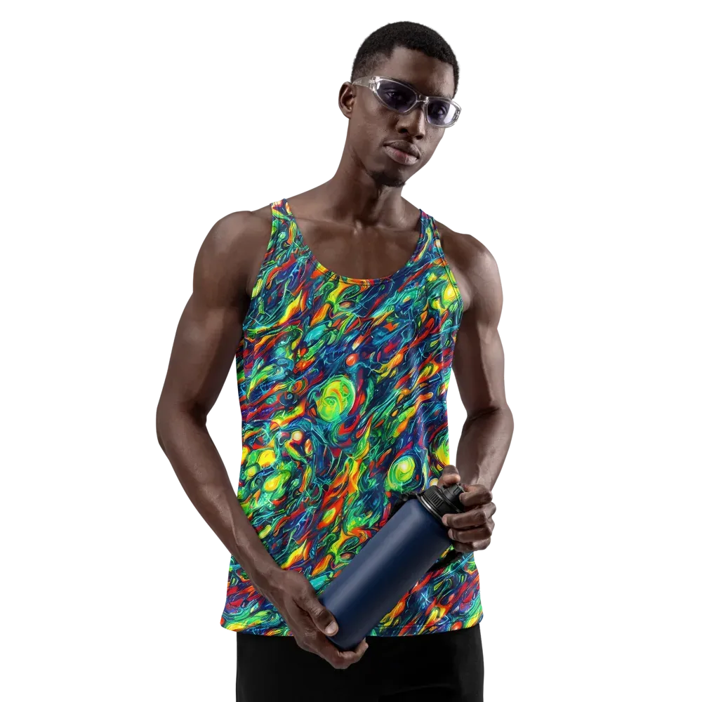 Chromatic Torrent on Men's Tank Top — Front