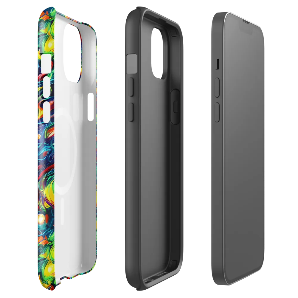 Chromatic Torrent on MagSafe Tough Case for iPhone® — Front