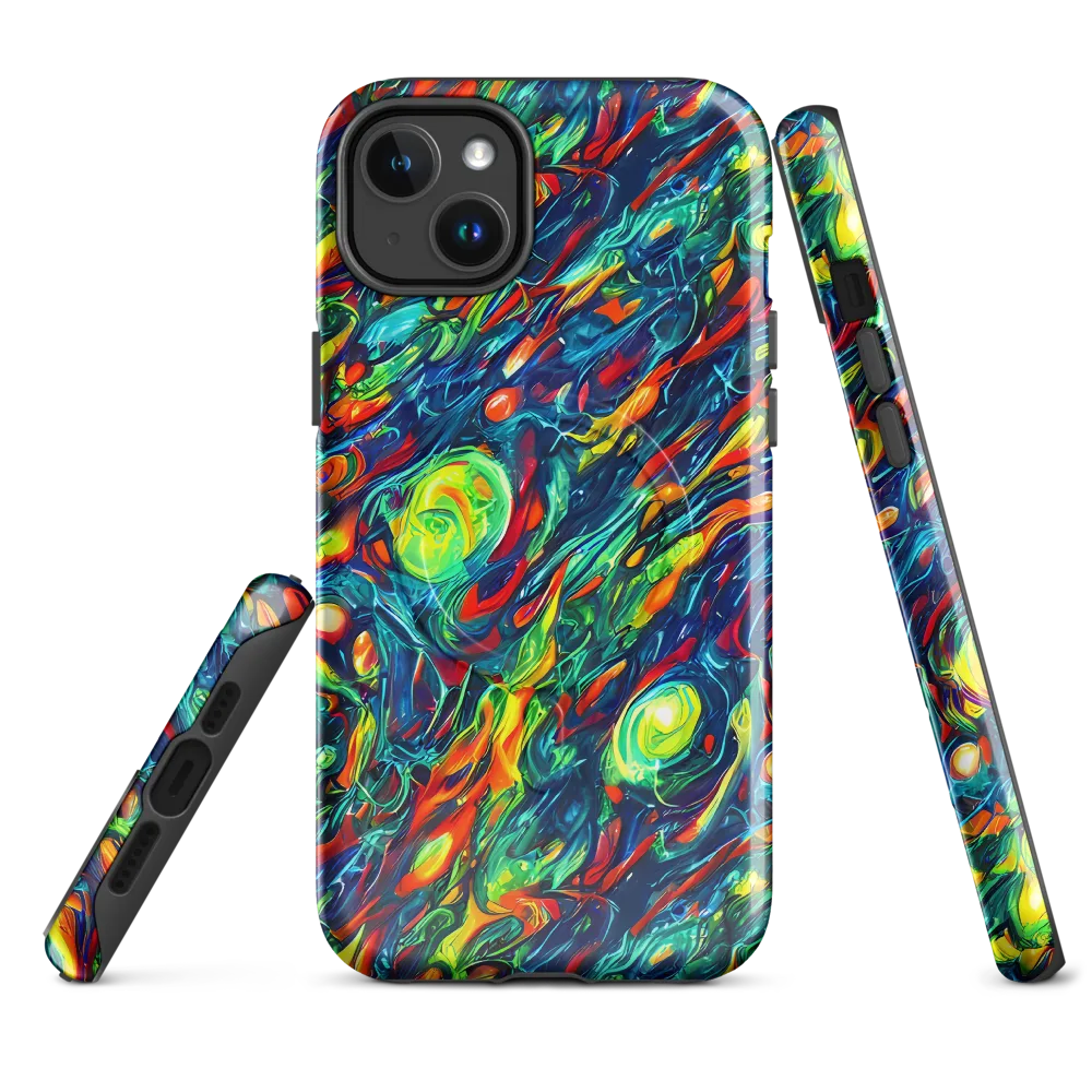 Chromatic Torrent on MagSafe Tough Case for iPhone® — Front
