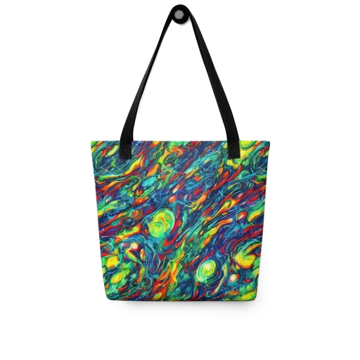 Chromatic Torrent on a Tote Bag