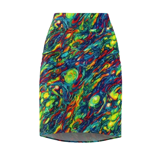 Chromatic Torrent on a Pencil Skirt