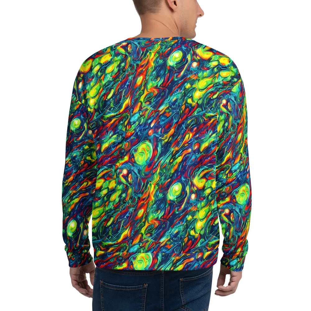 Chromatic Torrent on Sweatshirt — Back