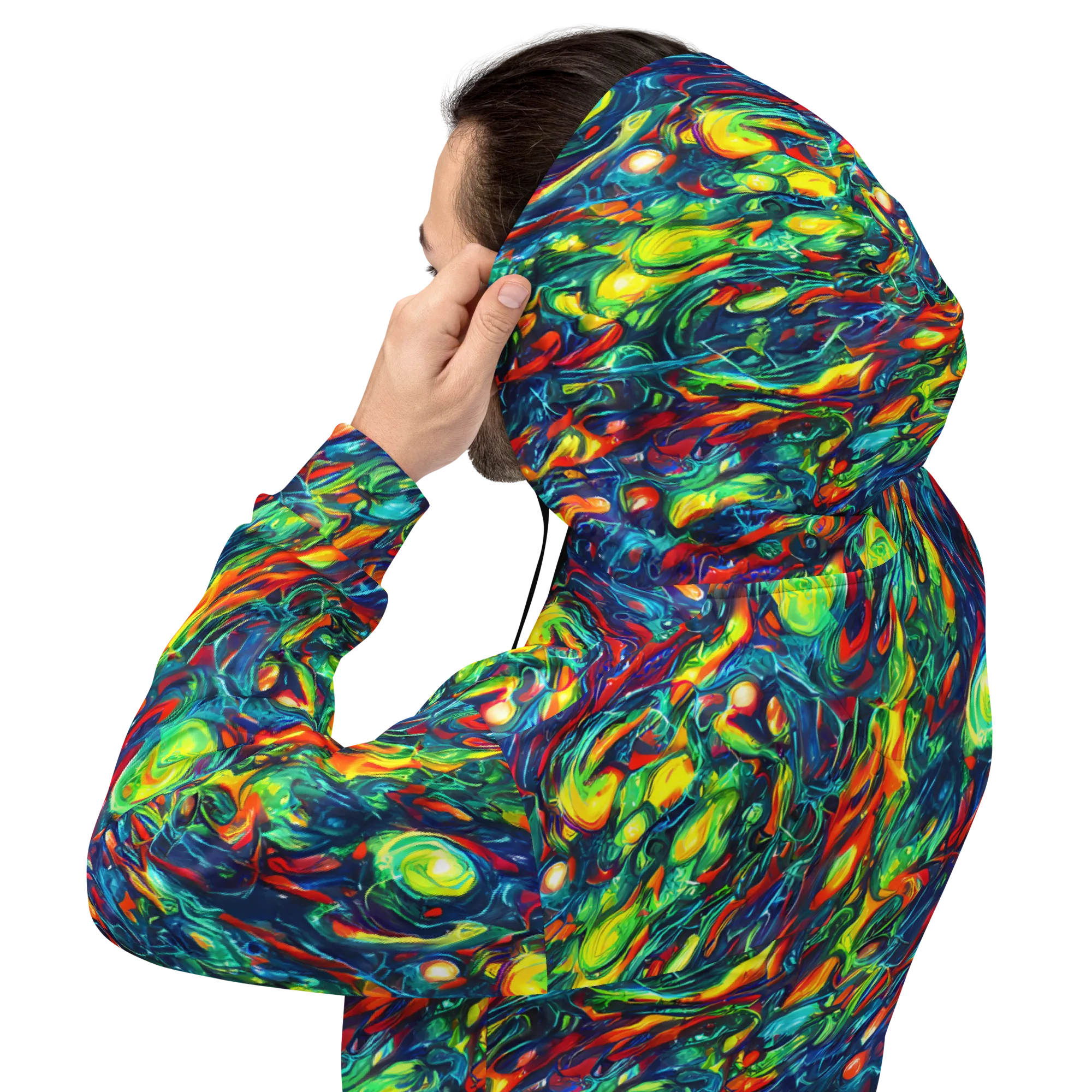 Chromatic Torrent on Hoodie — Back