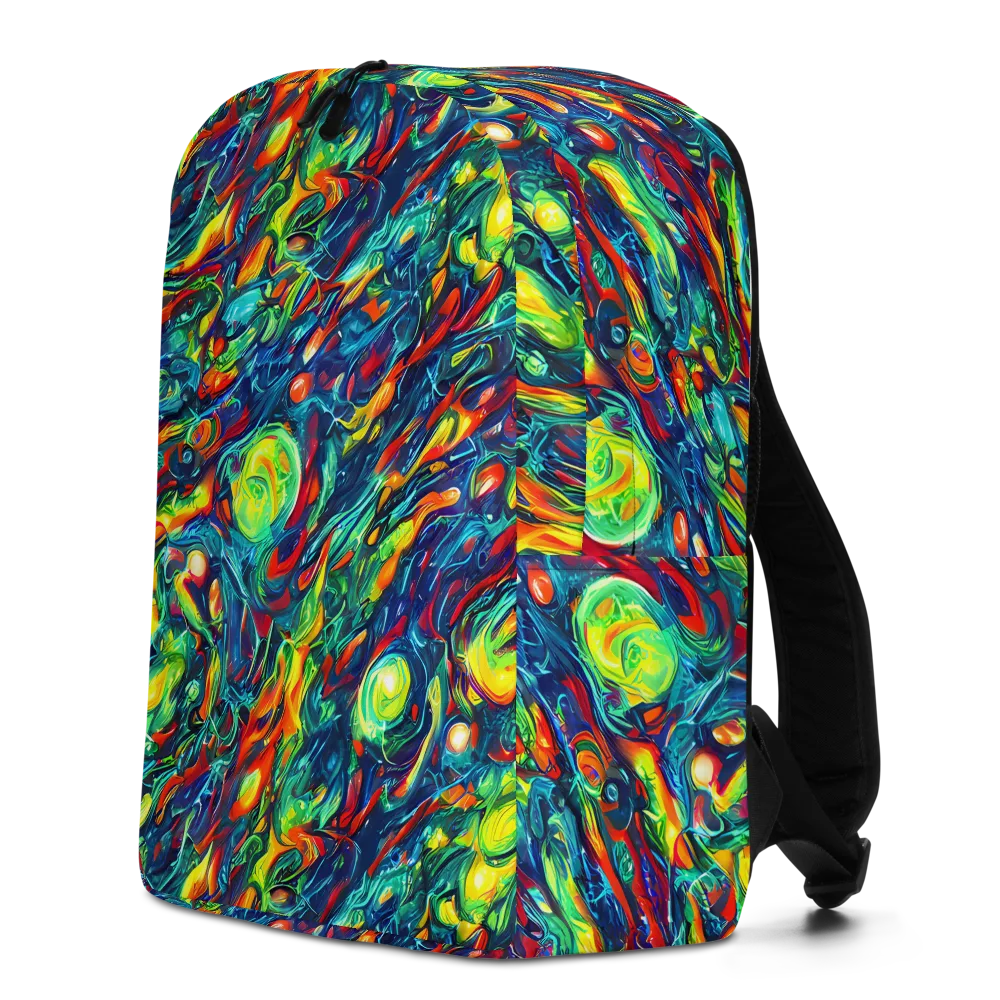 Chromatic Torrent on Minimalist Backpack — Left