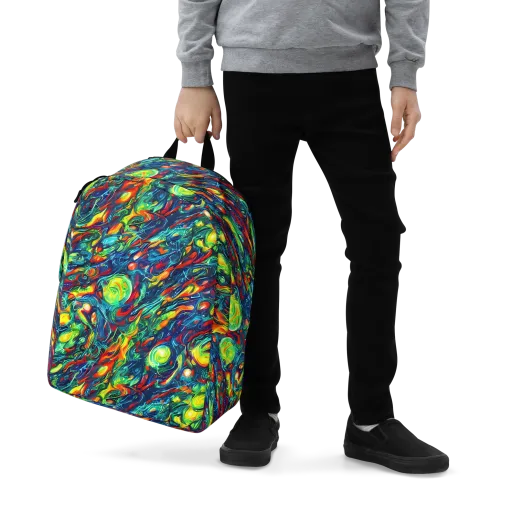 Chromatic Torrent on a Minimalist Backpack