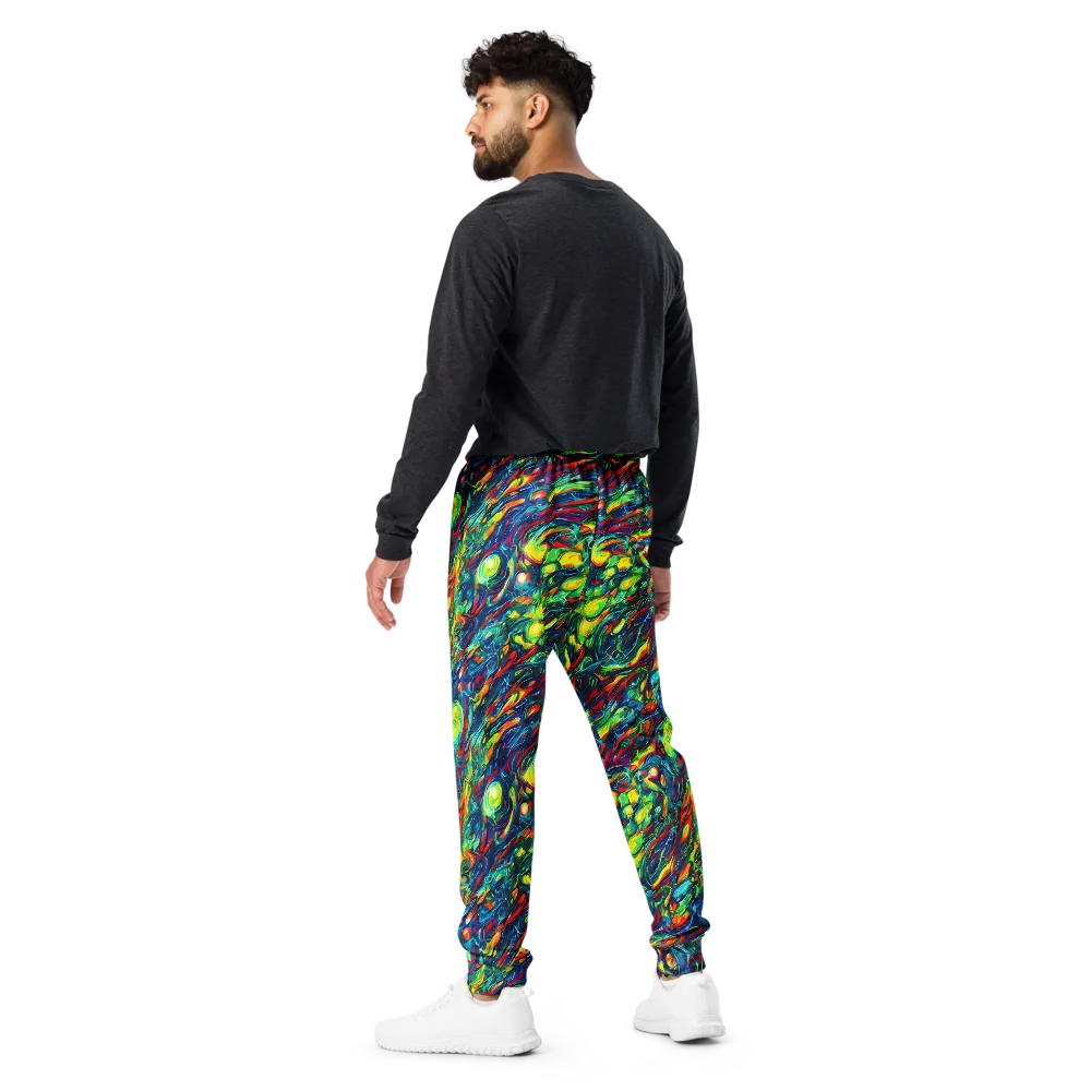 Chromatic Torrent on Men's Joggers — Back
