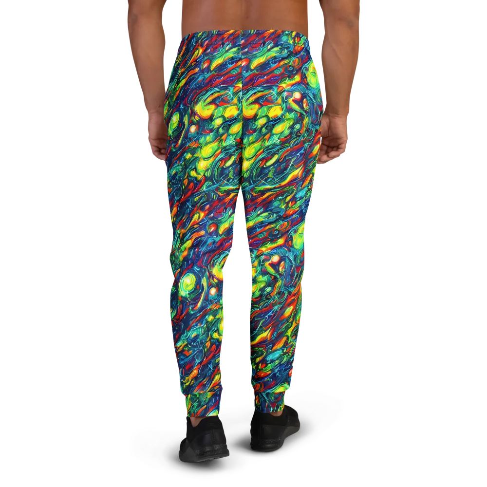 Chromatic Torrent on Men's Joggers — Back