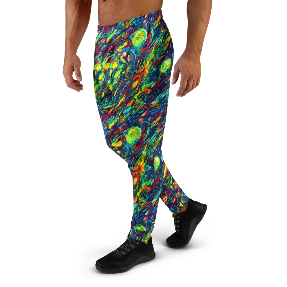 Chromatic Torrent on Men's Joggers — Left